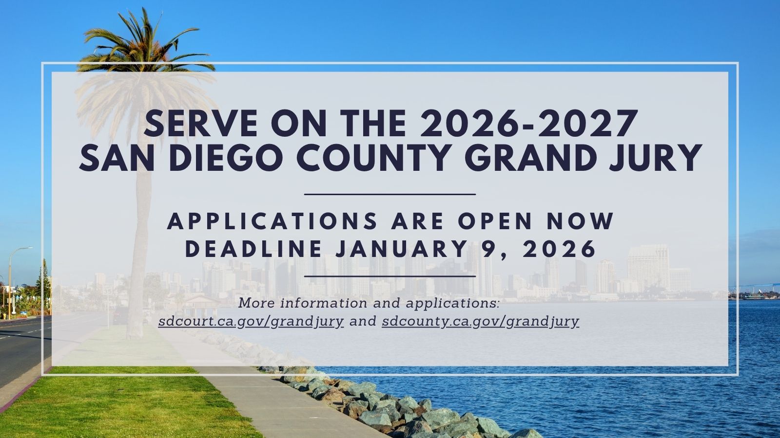 Grand Jury applications open now